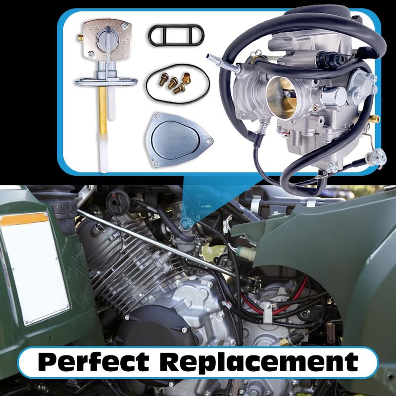 Aniro Moto NEW Carburetor Carb For YAMAHA GRIZZLY 350 YFM350 2007-2009 - YAMAHA YFM350 BRUIN 2004-2006 - YAMAHA YFM350 WOLVERINE 2006-2009 - Image 3